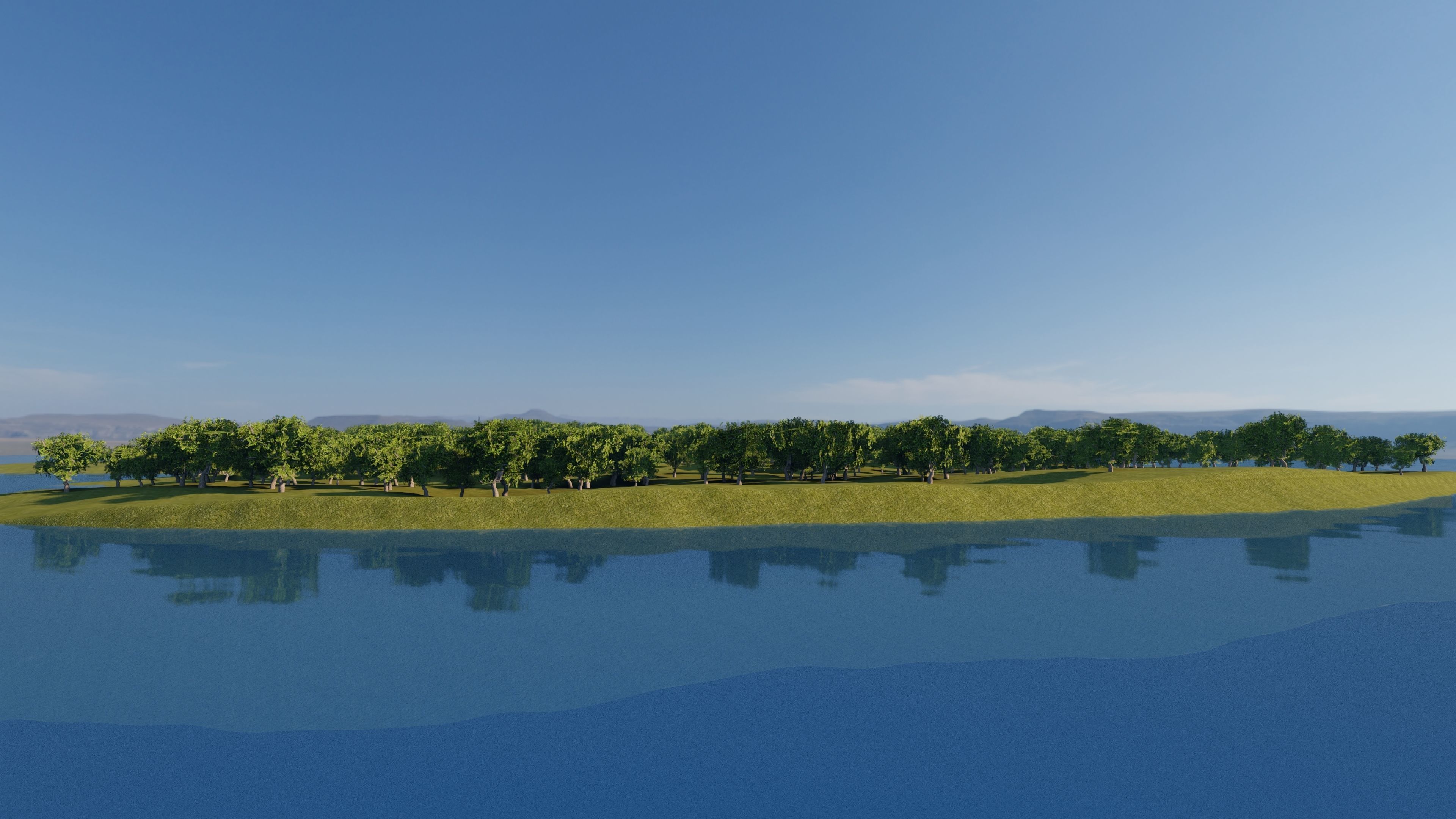 Lowpoly 3D Tree faces trs Low-poly 3D model_4