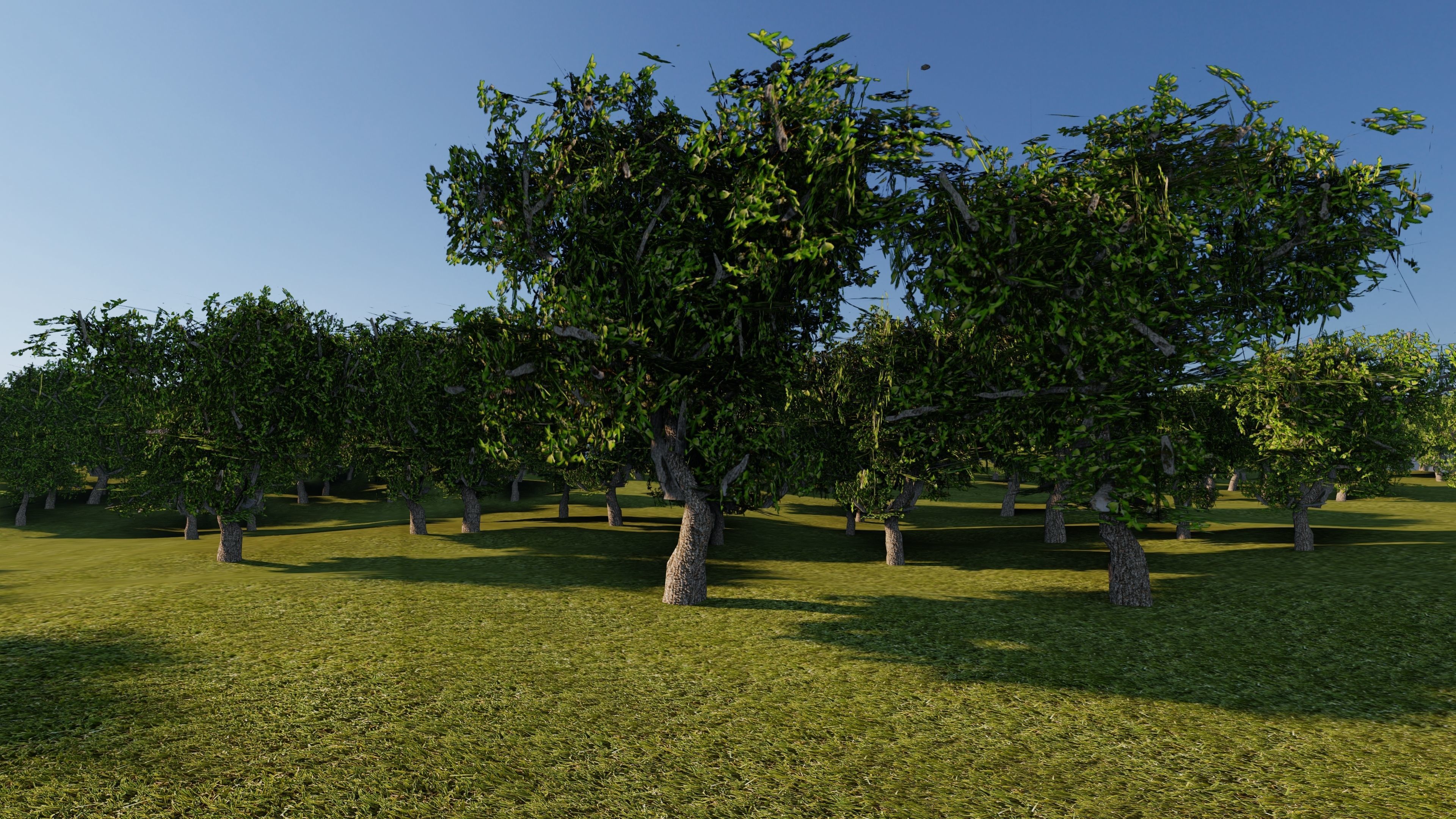 Lowpoly 3D Tree faces trs Low-poly 3D model_6