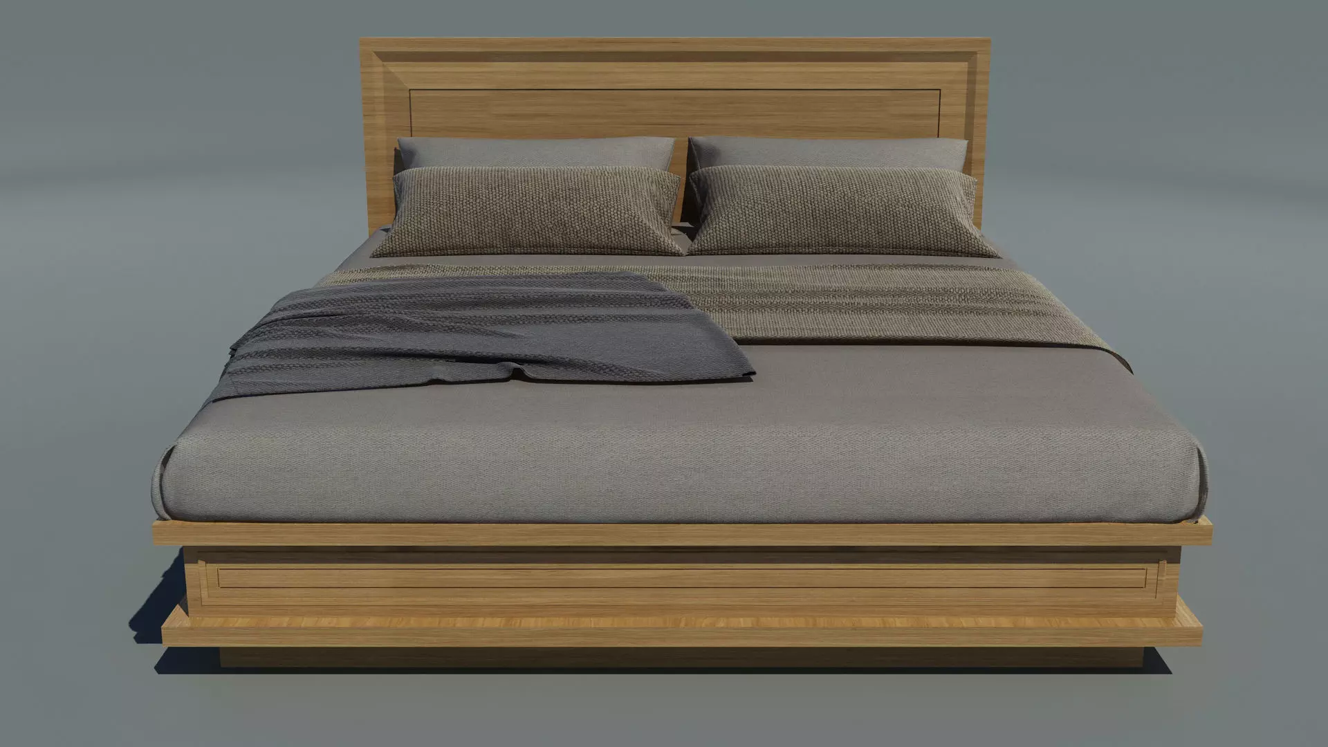 Bed 001 Free 3D model_0