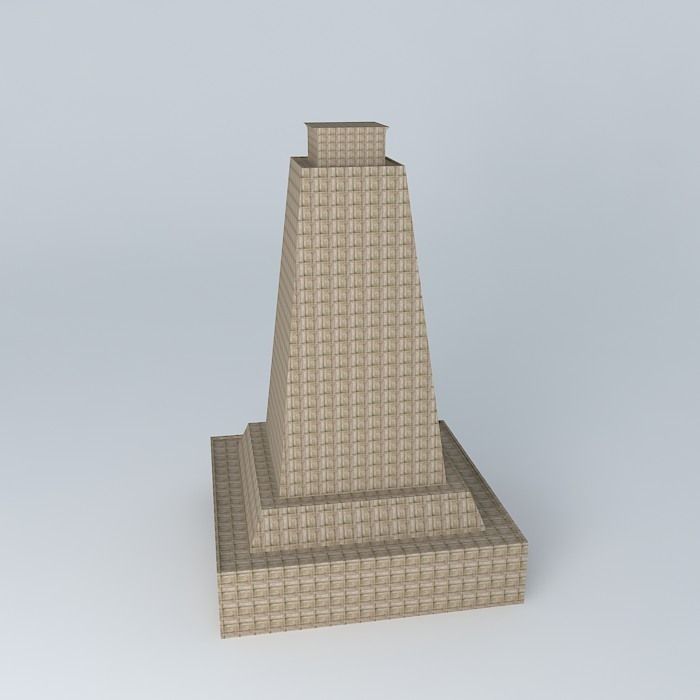 Case De Degaule Free 3D model_2