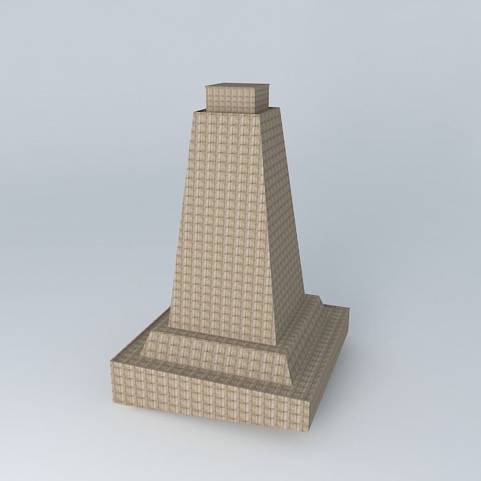 Case De Degaule Free 3D model_1