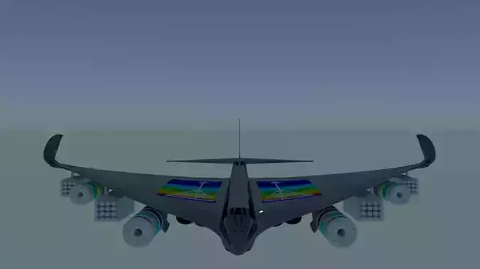 Strategic bomber jet - Endrio Infiniti WarFalcon A-101 FutureX-2