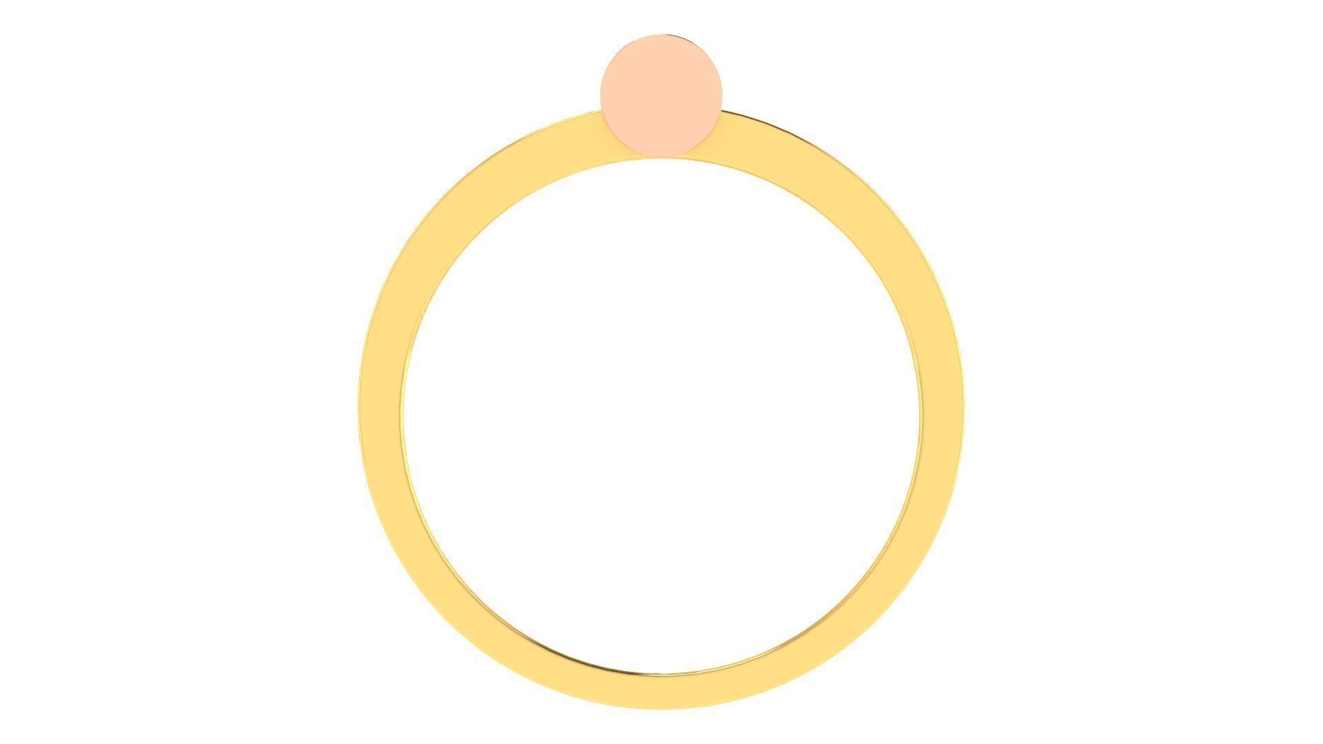 Couple Band Ring 3dm stl render detail model view 3D print model_6