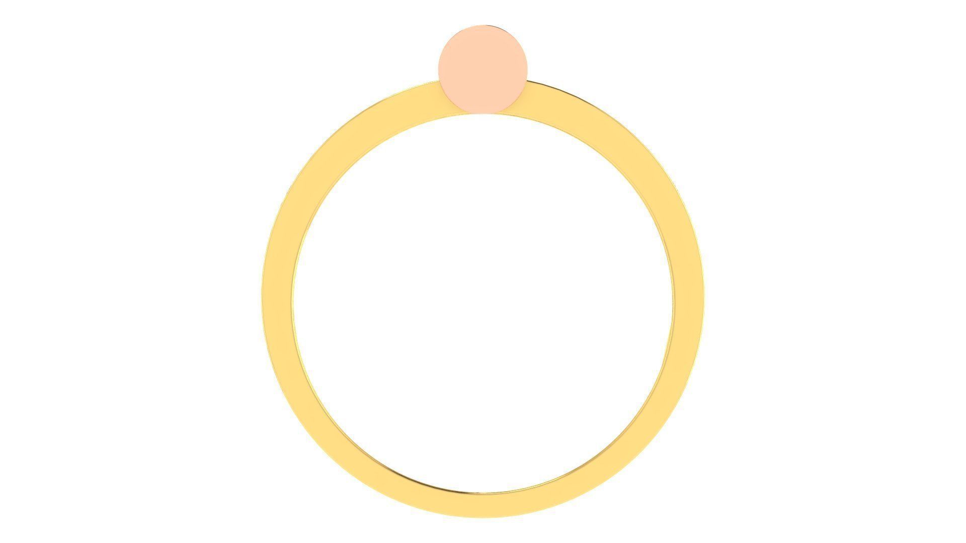 Couple Band Ring 3dm stl render detail model view 3D print model_2