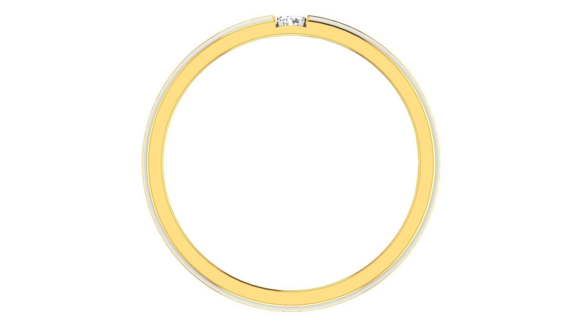 Couple Band Ring 3dm stl render detail 3D print model_2