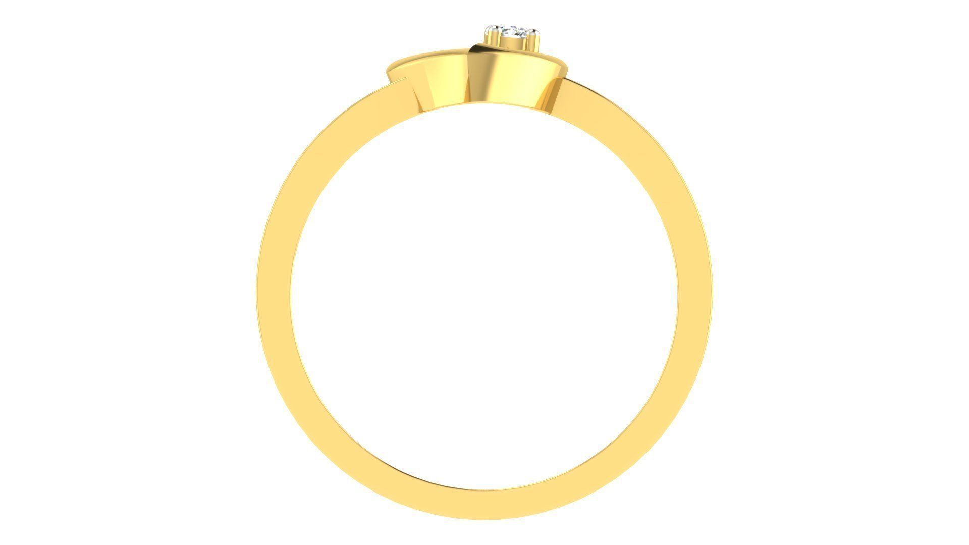 Couple Band Ring 3dm stl render detail 3D print model_3