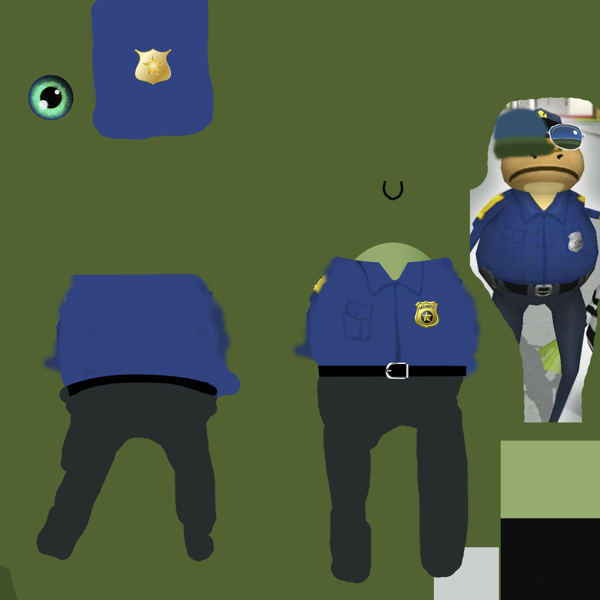 Animated frog character Low-poly 3D models Pack Low-poly 3D model_7