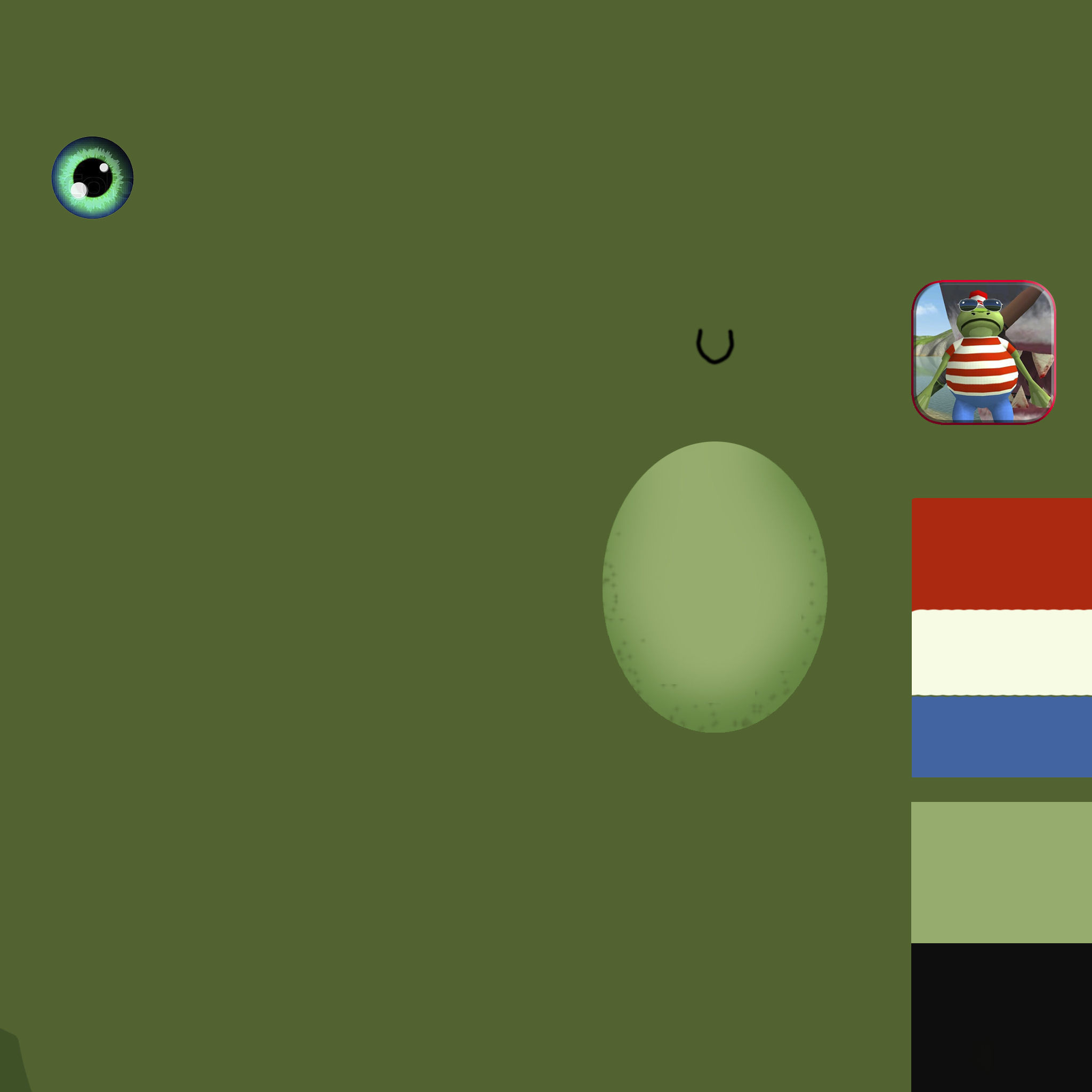 Animated frog character Low-poly 3D models Pack Low-poly 3D model_8