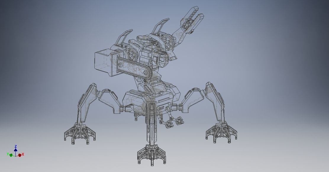 Construction Mech 3D print model_7