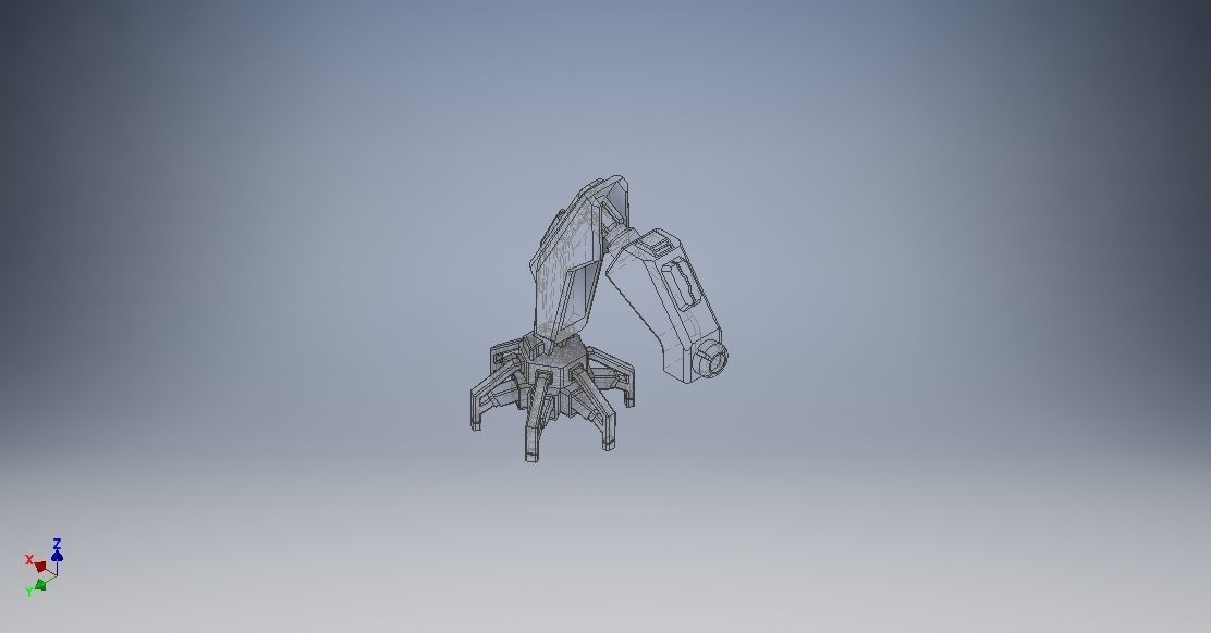 Construction Mech 3D print model_9