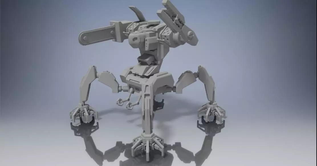 Construction Mech 3D print model_0