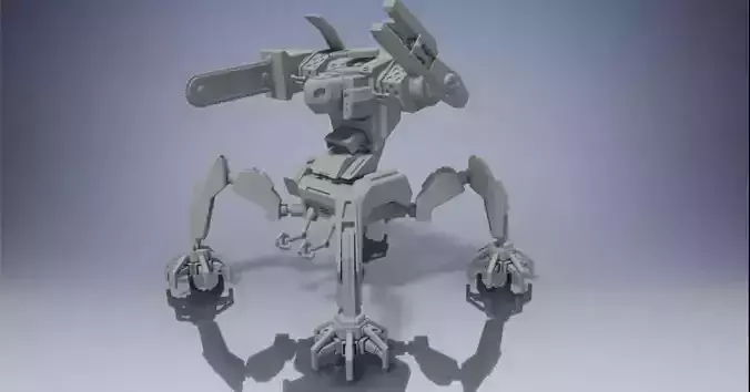 Construction Mech 3D print model
