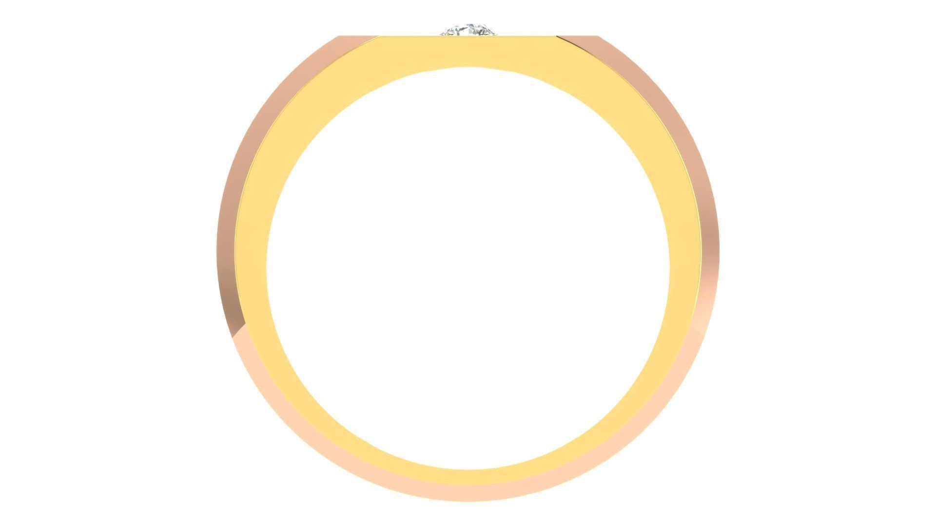 Couple Band Ring 3dm stl render detail 3D print model_6