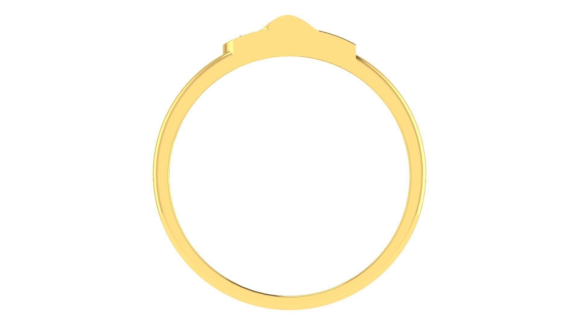 Couple Band Ring 3dm stl render detail 3D print model_4