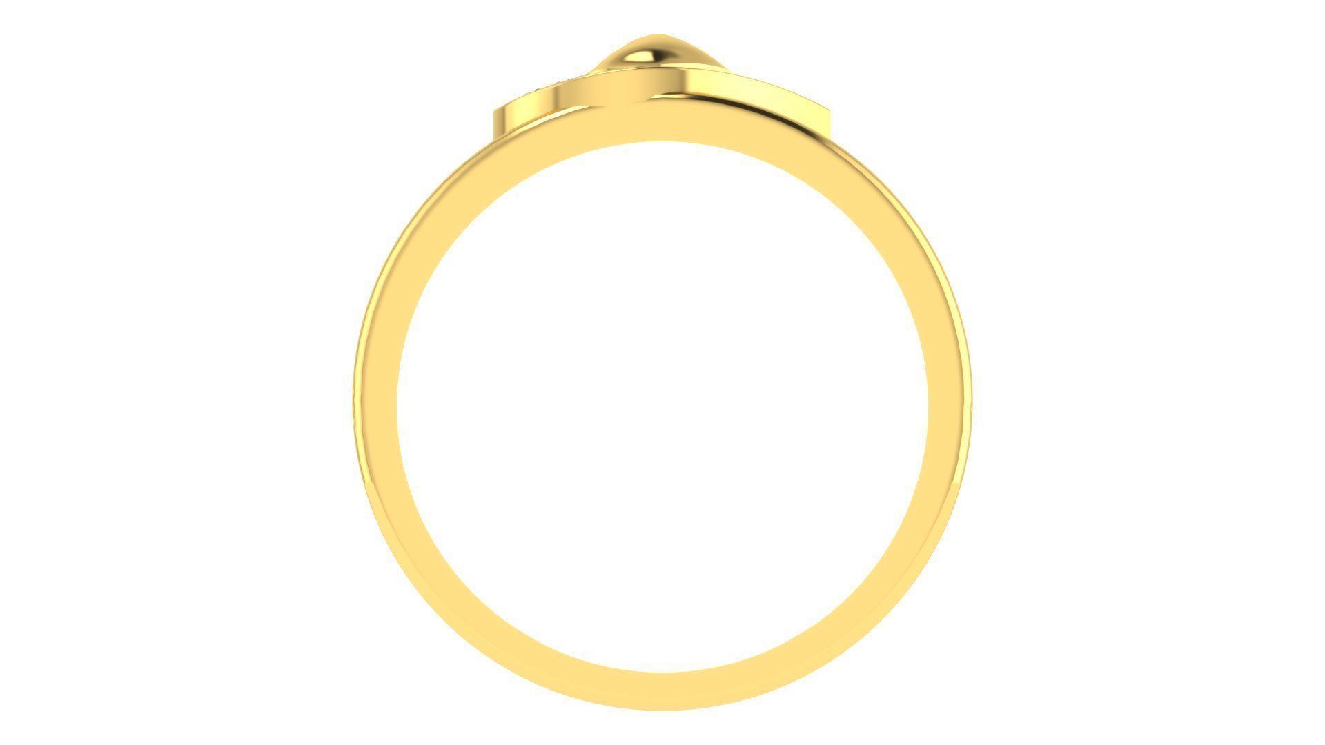 Couple Band Ring 3dm stl render detail 3D print model_3