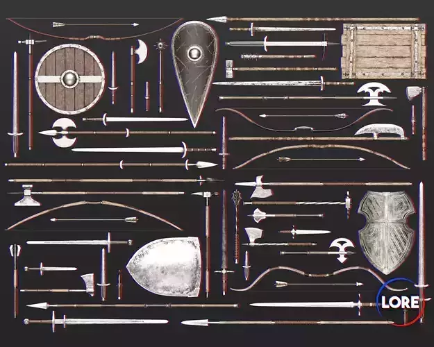 Medieval Collection Weapons Complete 