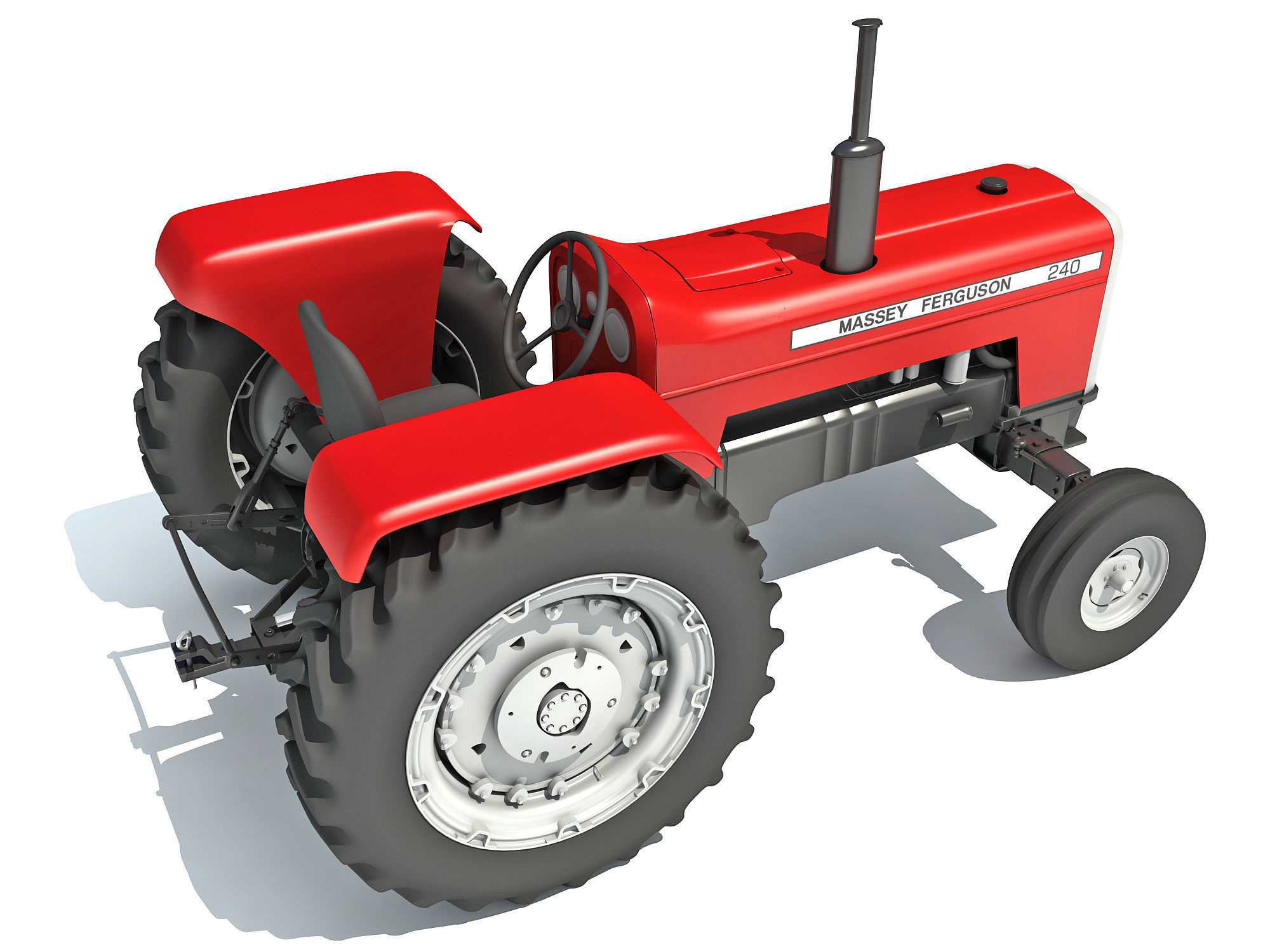 Massey Ferguson Tractor 3D model_9