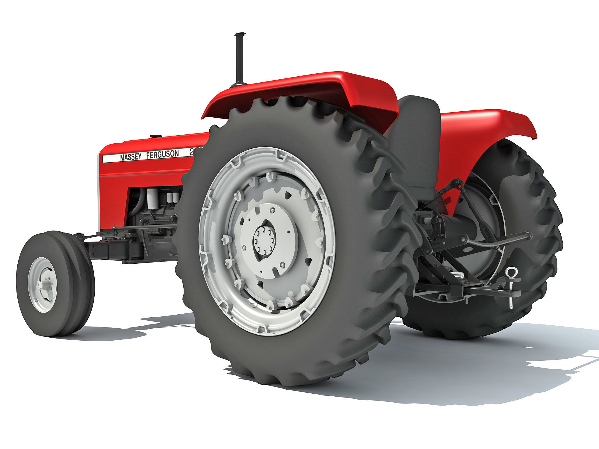 Massey Ferguson Tractor 3D model_5