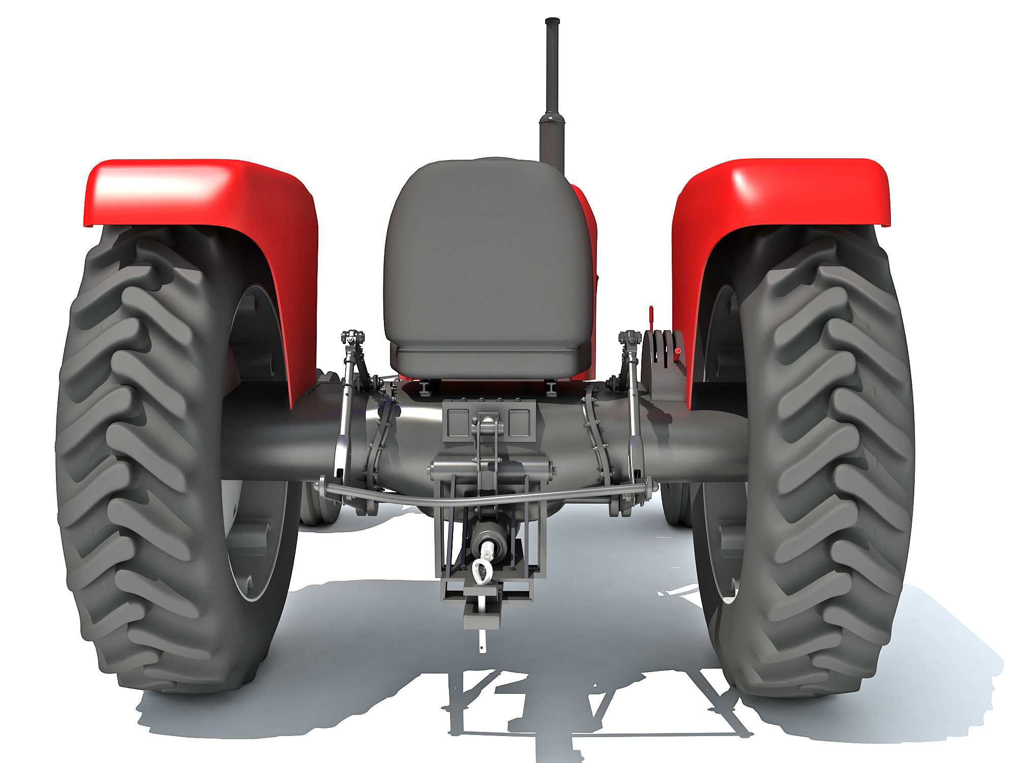 Massey Ferguson Tractor 3D model_6