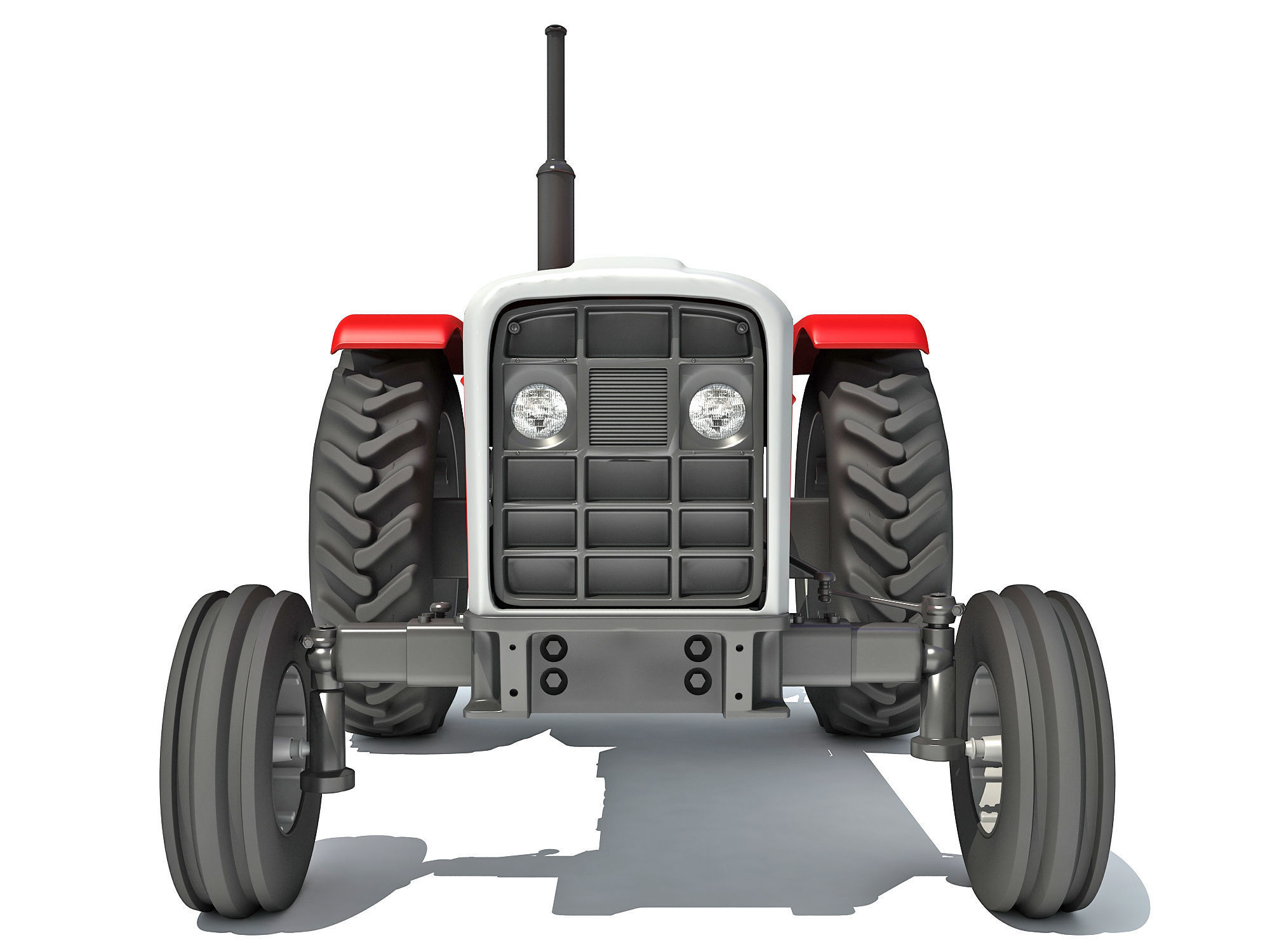 Massey Ferguson Tractor 3D model_12