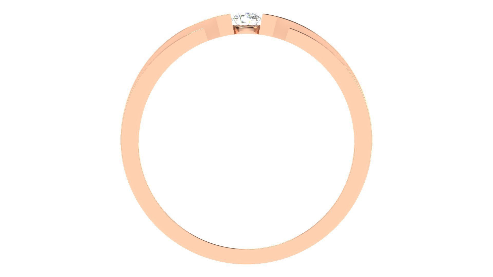 Couple Band Ring 3dm stl render detail 3D print model_4