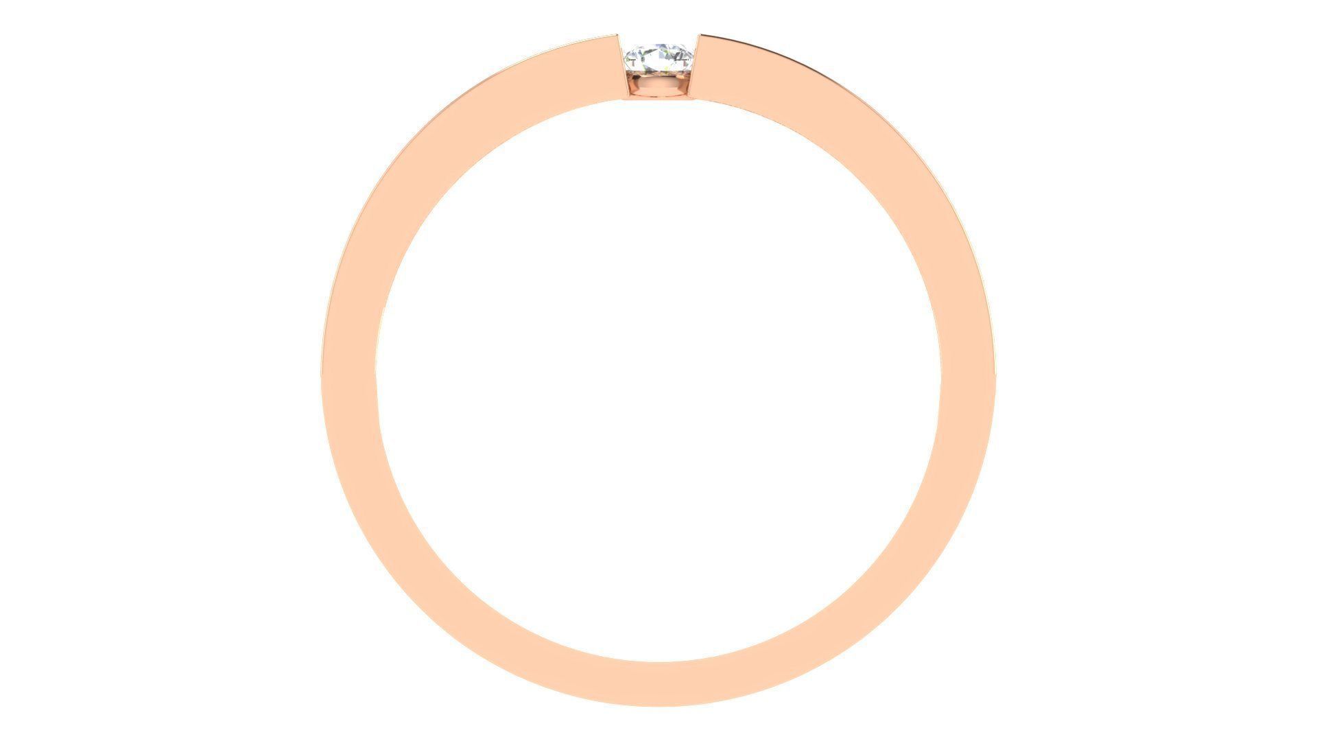 Couple Band Ring 3dm stl render detail 3D print model_3