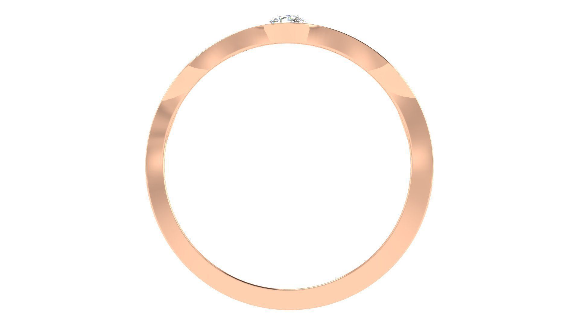 Couple Band Ring 3dm stl render detail 3D print model_4