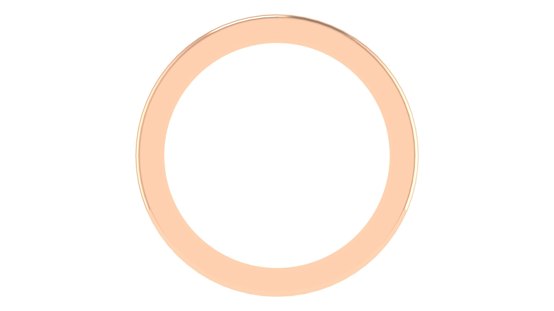 Couple Band Ring 3dm stl render 3D print model_3