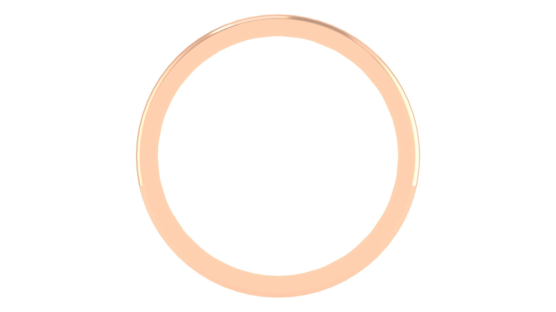 Couple Band Ring 3dm stl render 3D print model_4