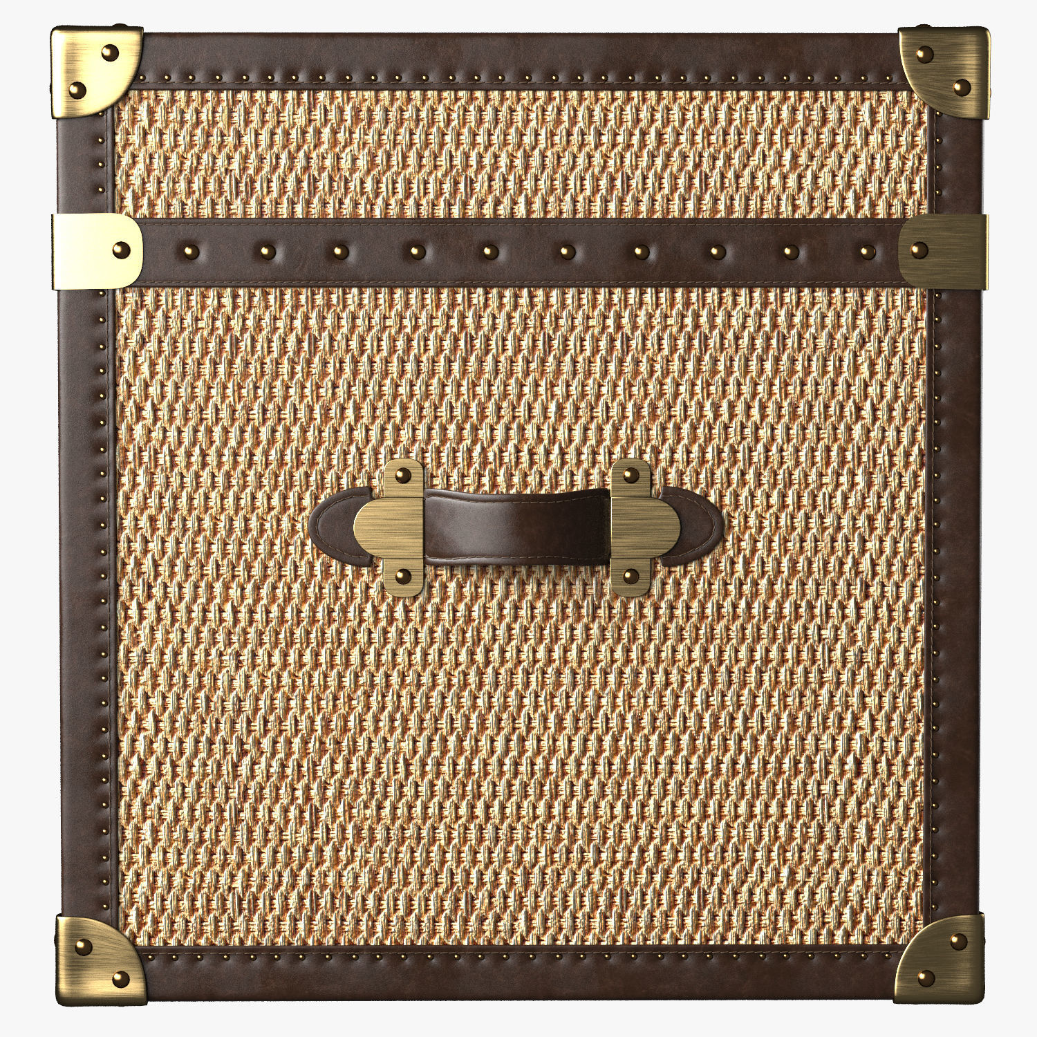 MAYFAIR RATTAN SIDE TABLE 3D model_1