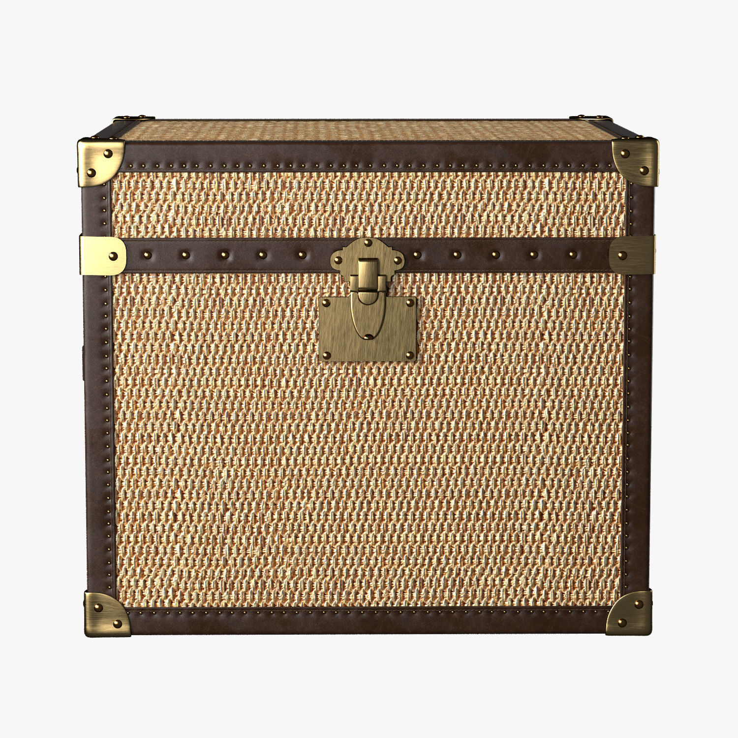 MAYFAIR RATTAN SIDE TABLE 3D model_3