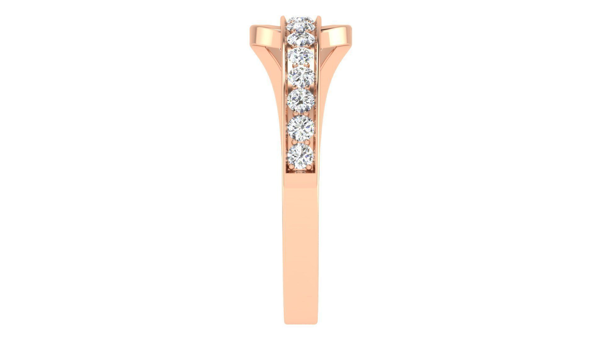 Couple Band Ring 3dm stl render detail 3D print model_6