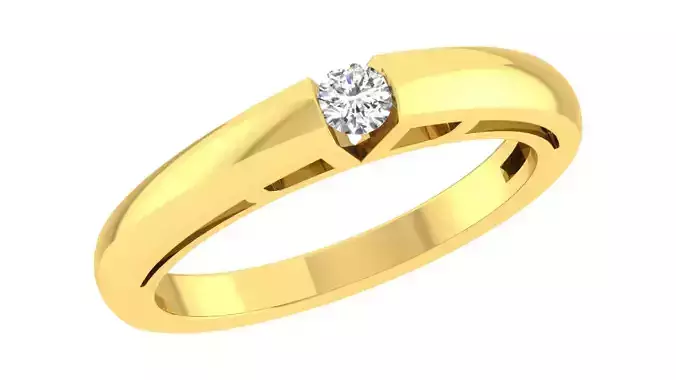 Women Band Ring 3dm stl render