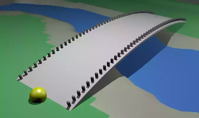 Bridge  river  valley shore wave ferry