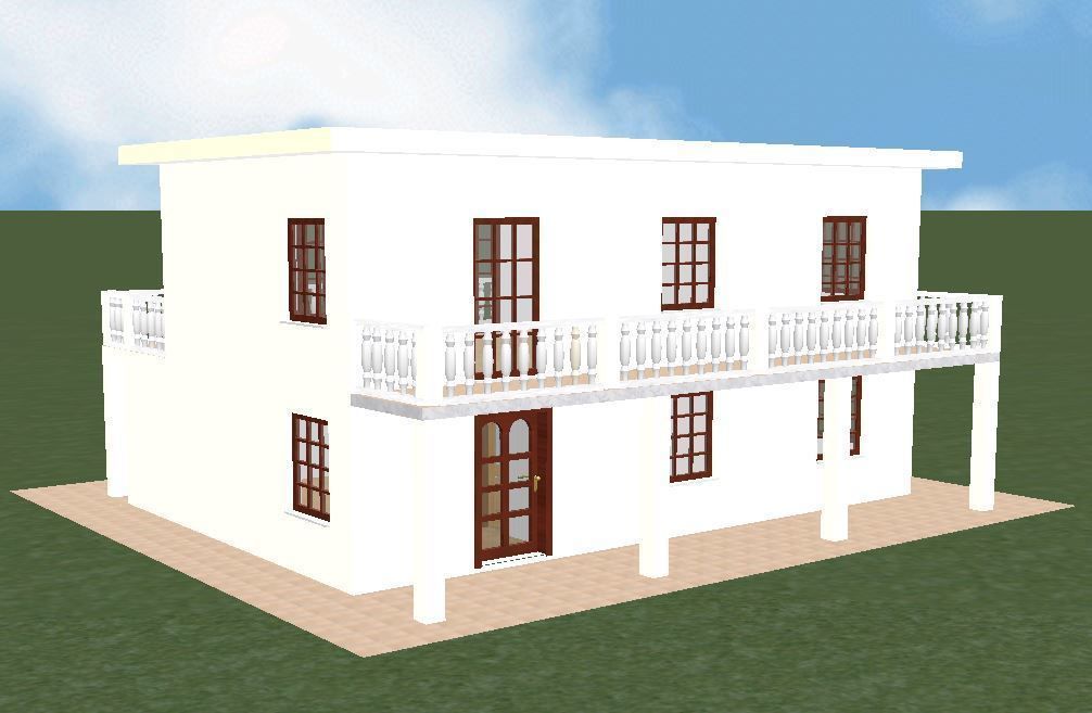 House 02  3D print model_2