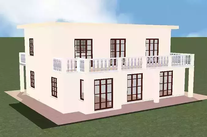 House 02  3D print model