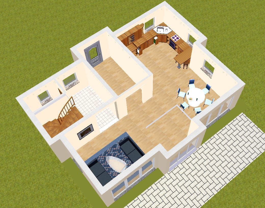 House 03 3D print model_3