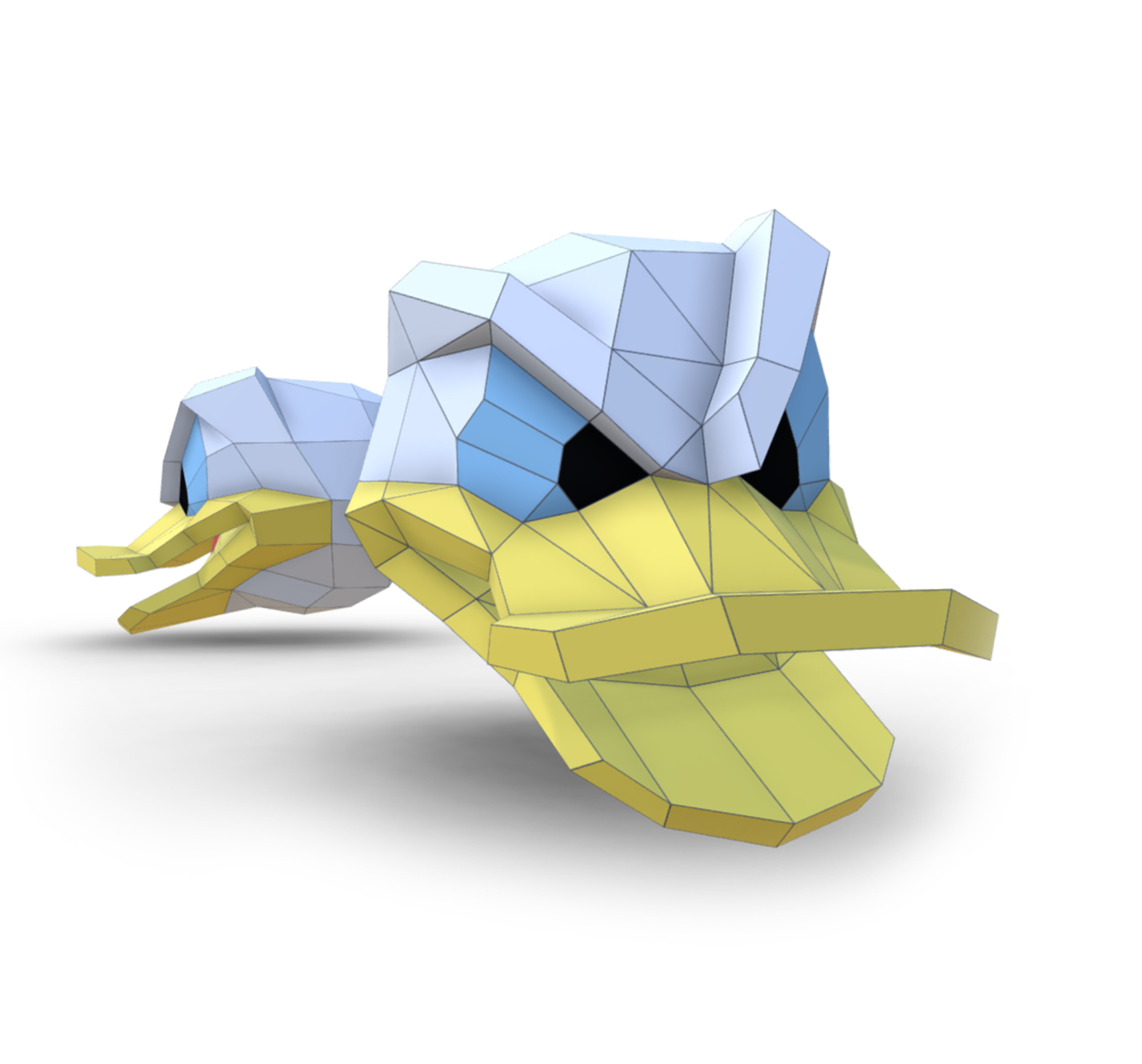 Donald Duck head 3D model_0