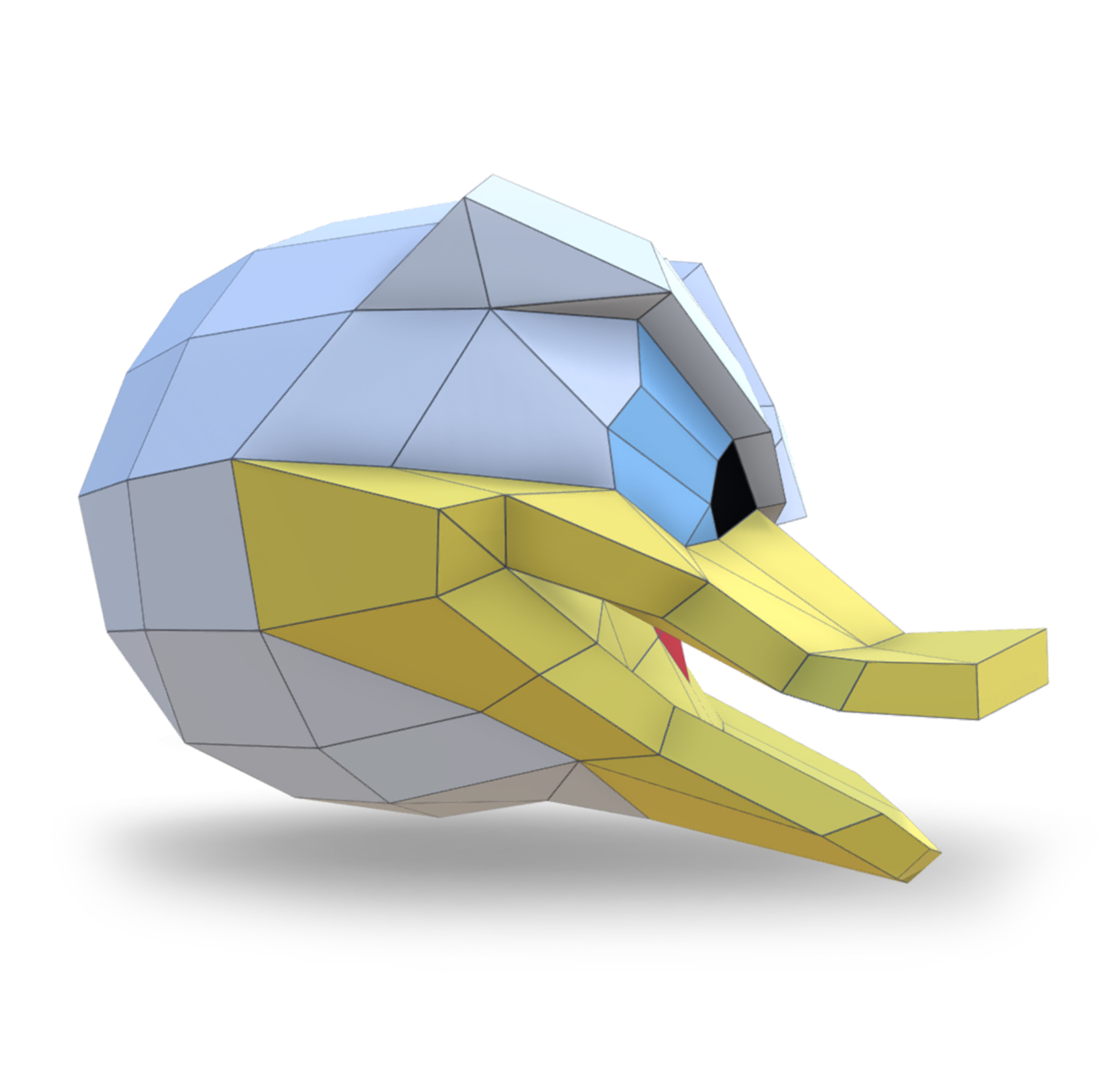 Donald Duck head 3D model_9