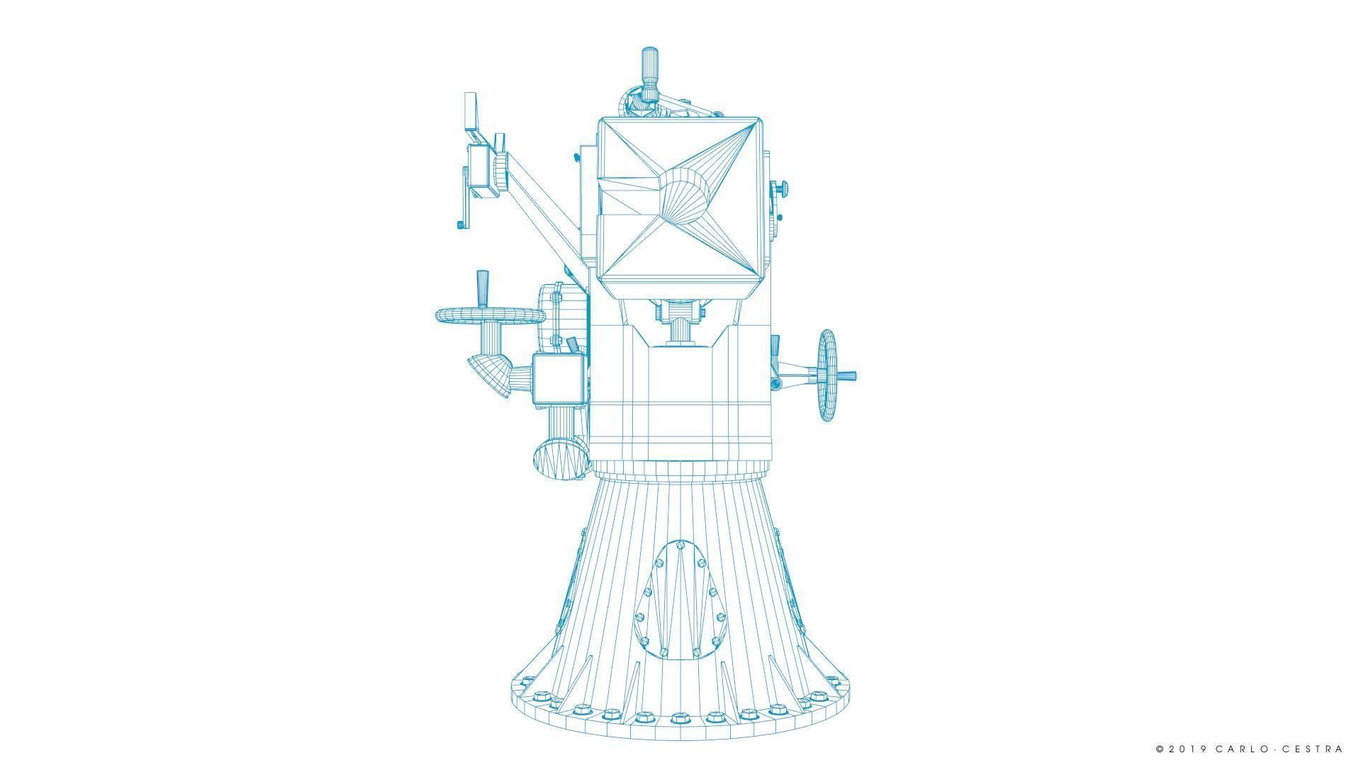 Howitzer 120-15 OTO 1933 Low-poly 3D model_42