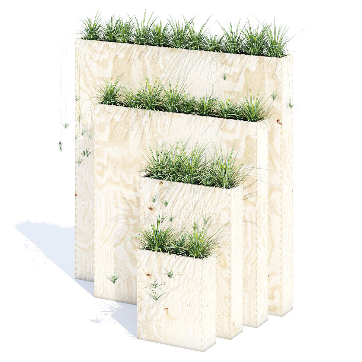 Plywood one 3D model_2