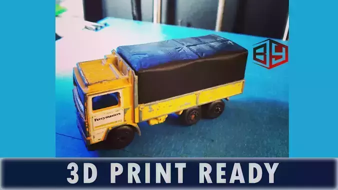 Matchbox Volvo Tilt Truck Model Replacement Part 3D print model