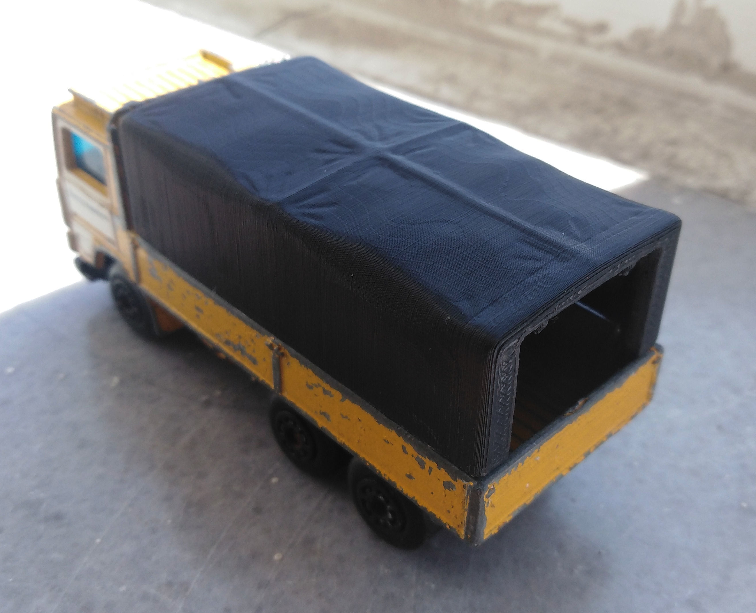 Matchbox Volvo Tilt Truck Model Replacement Part 3D print model_10