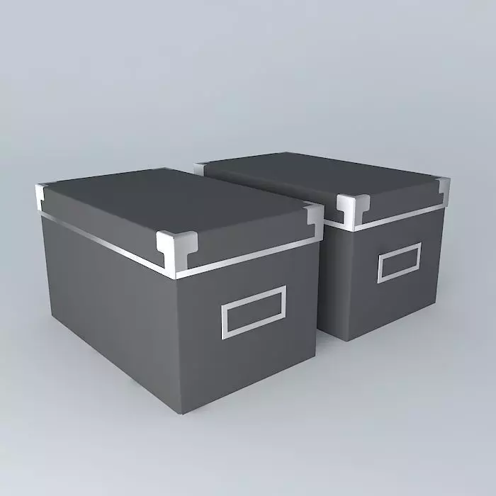 KASSETT boxes Free 3D model