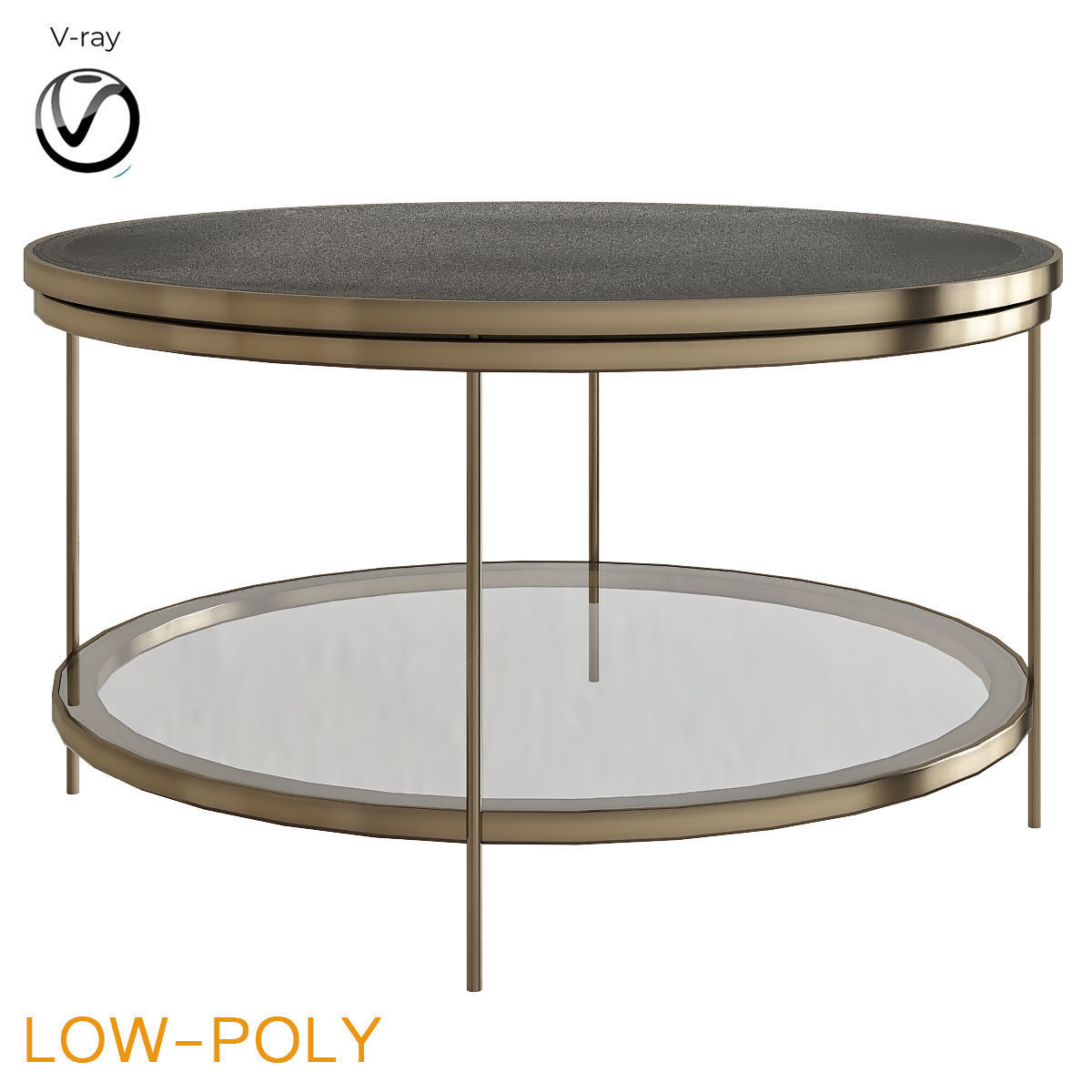 Side and Coffee Table  Collection 10 Pieces 3d model Low-poly 3D model_2