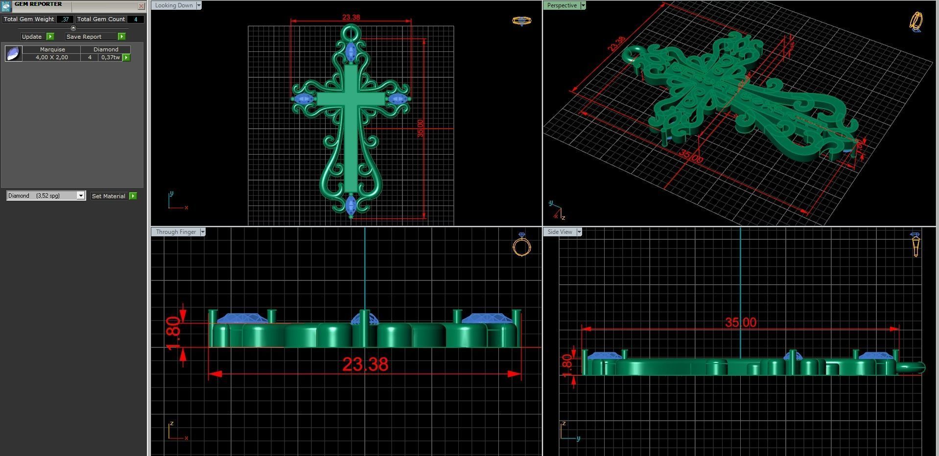 Crosses jesus crucifix 3D Model Collection_50