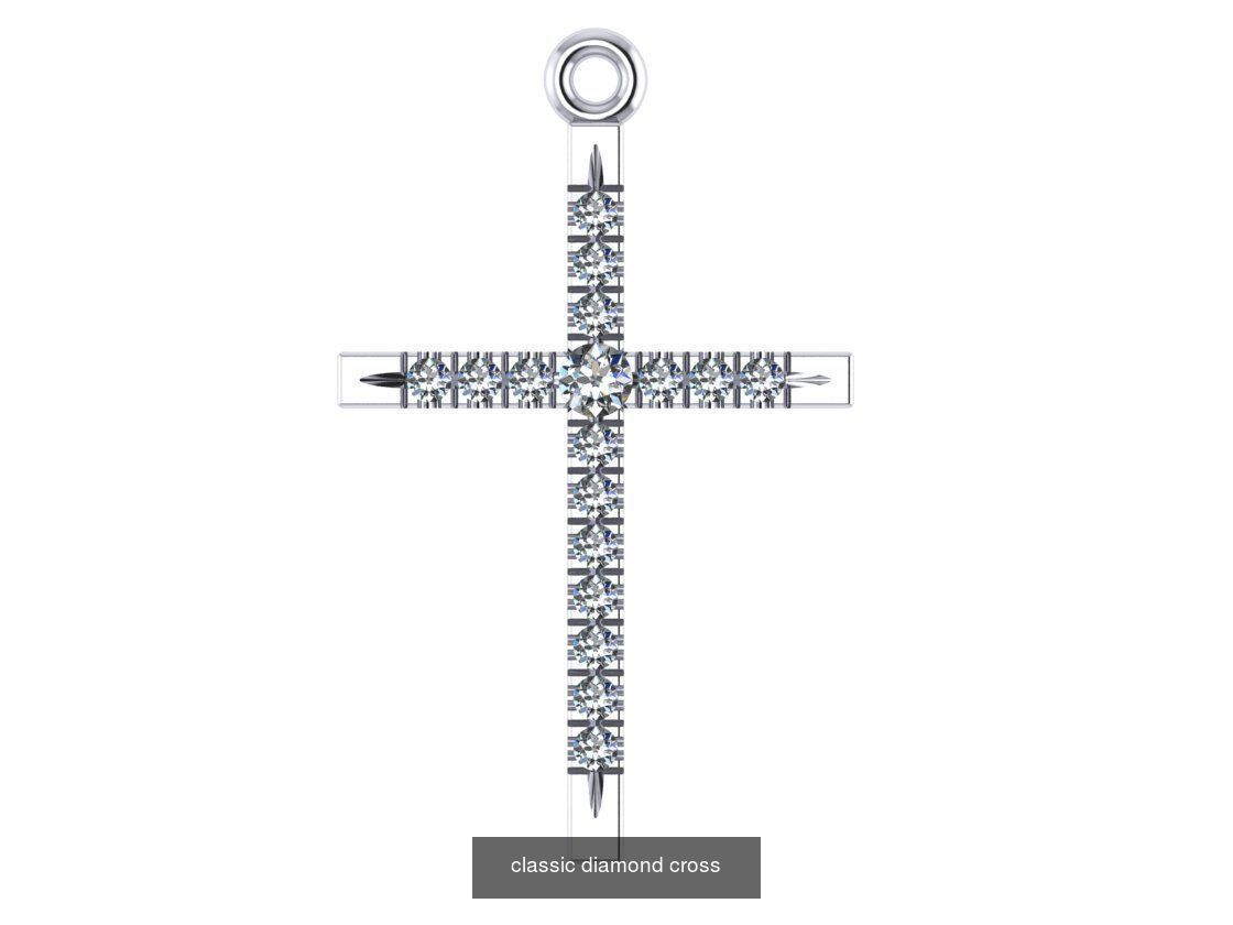 Crosses jesus crucifix 3D Model Collection_8
