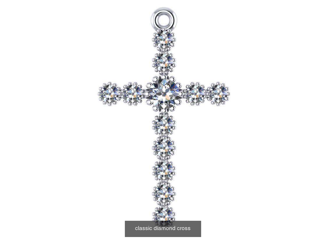 Crosses jesus crucifix 3D Model Collection_16