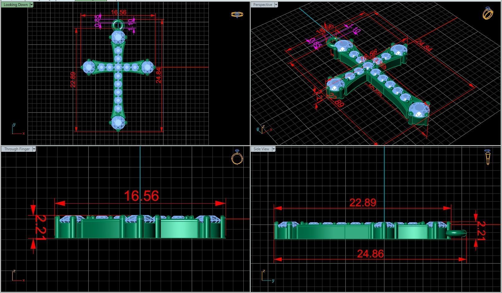 Crosses jesus crucifix 3D Model Collection_25