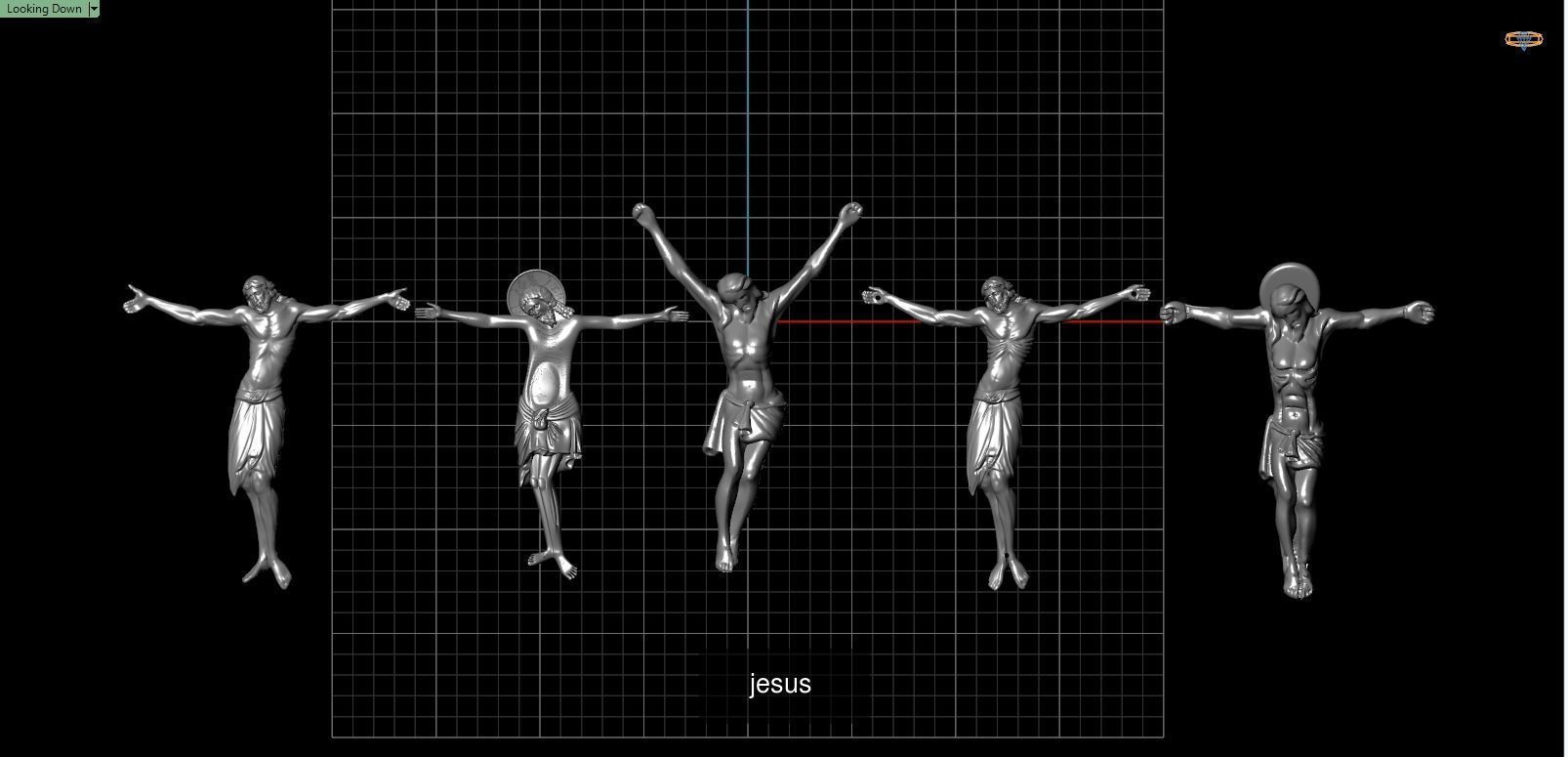 Crosses jesus crucifix 3D Model Collection_35